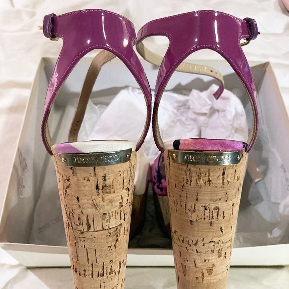 Jimmy Choo Platform Peep Toe Heels - Picture 3 of 7